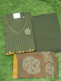 Green cotton suit